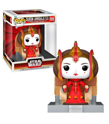 Funko pop deluxe star wars the phantom menace amidala en el trono 76012