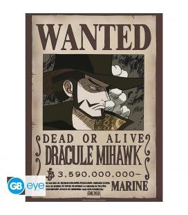 Poster gb eye chibi one piece wanted mihawk wano