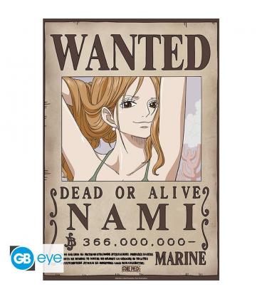 Poster gb eye chibi one piece wanted nami wano