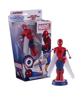 Figura electronica flying heroes marvel spiderman