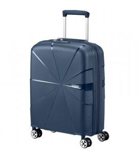 Maleta de cabina american tourister starvibe spinner 55cm/ 55x40x20cm/ 4 ruedas/ azul marino