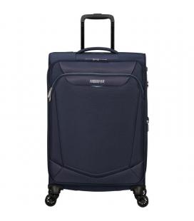 Maleta american tourister summerride spinner 69cm/ 69x43x29cm/ 4 ruedas/ azul marino