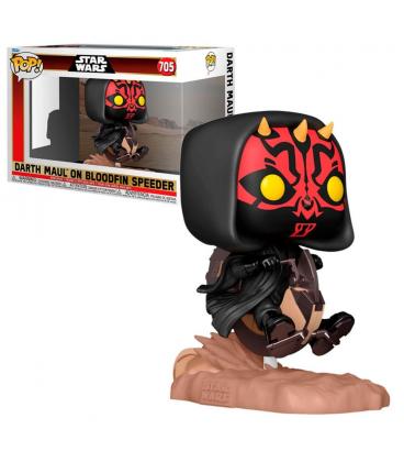 Funko pop deluxe ride star wars the phantom menace darth maul en aleta sangrienta 76014