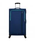 Maleta de cabina american tourister sea seeker spinner 80cm/ 80x47.5x28.5cm/ 4 ruedas/ marino combate