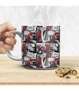 Taza xl paladone spider - man página de comic