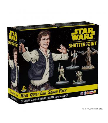 Juego de mesa star wars shatterpoint real quiet like squad pack edad recomendada 14 años