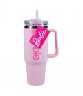 Vaso termo con pajita paladone barbie logo xl 1200 ml