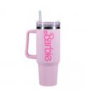 Vaso termo con pajita paladone barbie logo xl 1200 ml