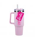 Vaso termo con pajita paladone barbie logo xl 1200 ml