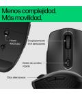 Ratón Inalámbrico por Bluetooth HP 690/ Batería recargable/ Hasta 4000 DPI/ Negro