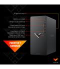 PC Gaming HP Victus 15L TG02-0108NS Ryzen 5 5600G/ 16GB/ 512GB SSD/ Radeon RX 6400/ Win11