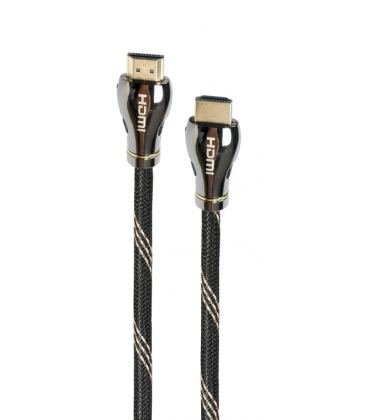 CABLE HDMI 2.1 8K 60HZ GEMBIRD CCBP-HDMI8K-1M PREMIUM TRENZADO ETHERNET 1M NEGRO