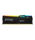 Memoria RAM Kingston FURY Beast RGB 32GB/ DDR5/ 6000MHz/ 1.4V/ CL30/ DIMM