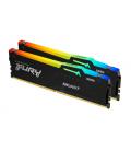 Memoria RAM Kingston FURY Beast RGB 2 x 16GB/ DDR5/ 6000MHz/ 1.4V/ CL30/ DIMM