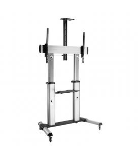 Soporte de pie inclinable con ruedas fonestar sts-40106p para tv de 60-100'/ hasta 100kg