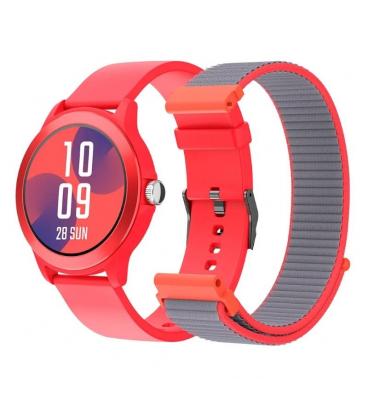 Spc smartwatch smartee duo vivo rojo + correa extr