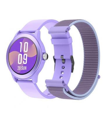 Spc smartwatch smartee duo vivo violet + correa ex