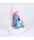 Figura iluminada enesco disney stitch y angel