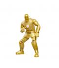 Figura hasbro marvel legends series iron man (model 01 - gold)