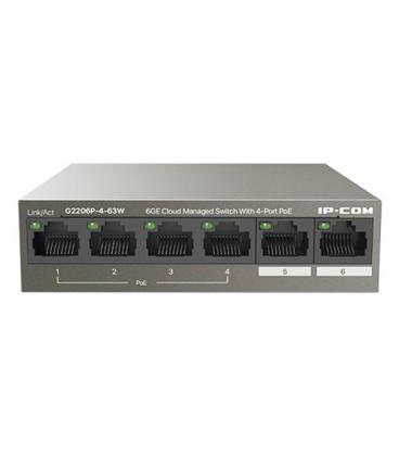 Switch ip - com g2206p - 4 - 63w 6 puertos