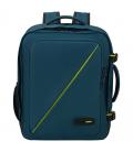 Mochila american tourister take2cabin m para portátiles hasta 15.6'/ 38.2l/ azul