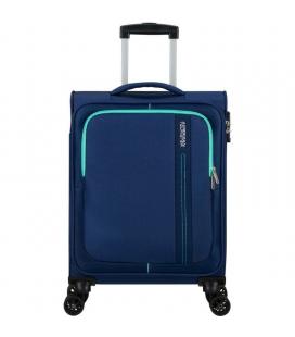 Maleta de cabina american tourister sea seeker spinner 55cm/ 55x40x20cm/ 4 ruedas/ marino combate