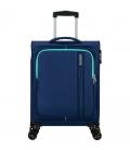 Maleta de cabina american tourister sea seeker spinner 55cm/ 55x40x20cm/ 4 ruedas/ marino combate