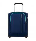 Maleta de cabina american tourister sea seeker upright/ 45x36x20cm/ 2 ruedas/ marino combate