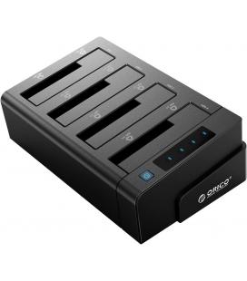 ORICO Bases de conexión para 4 Discos Duros, USB 3.0 a SATA Base de Disco Duro de Copia