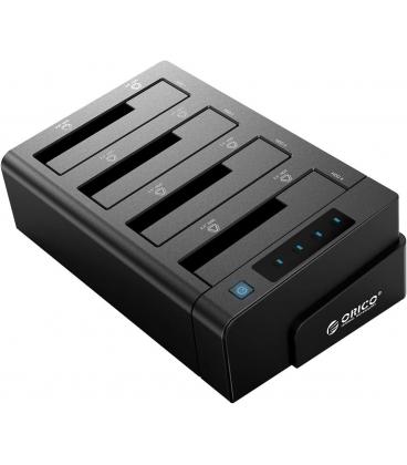 ORICO Bases de conexión para 4 Discos Duros, USB 3.0 a SATA Base de Disco Duro de Copia