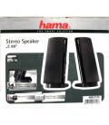 Altavoces pc hama e 80 negro