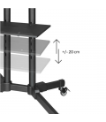 Soporte suelo trolley hama vesa hasta 75pulgadas 600 x 400 max 40kg