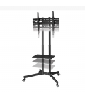 Soporte suelo trolley hama vesa hasta 75pulgadas 600 x 400 max 40kg