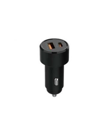 CARGADOR UNI COCHE DUAL USB TIPO(C) Y USB(A) 38W