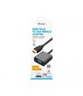 ADAPTADOR UNICO HDMI MACHO A VGA HEMBRA