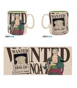 Taza abystyle one piece zoro & wanted 460 ml