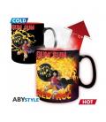 Taza abystyle one piece heat change luffy vs kaidou