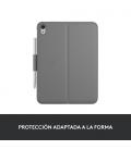 Logitech Slim Folio QWERTY Español Bluetooth Gris