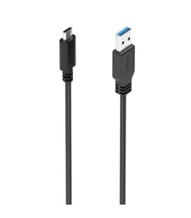 AISENS Cable USB 3.1 Gen2 10Gbps 3A, Tipo USB-C/M-A/M, Negro, 2.0m