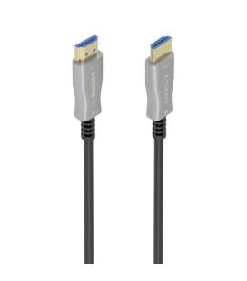 AISENS Cable HDMI V2.0 AOC Premium Alta Velocidad / HEC 4K@60Hz 18Gbps, A/M-A/M, Negro, 10 m