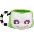 Beetlejuice shaped mug