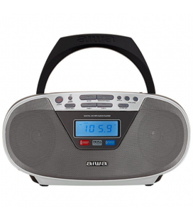 Radio cd aiwa boombox bbtu-400sl/ 6w/ plata