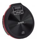 Reproductor de cd/cdr/mp3 aiwa walk pcd-810rd/ rojo