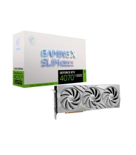 Tarjeta Gráfica MSI NVIDIA Geforce RTX 4070 TI Super 16G Gaming X Slim White 16Gb GDDR6X