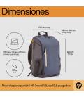 Mochila HP Travel 6B8U7AA para Portátiles hasta 15.6"/ Azul