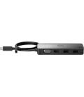 Docking USB Tipo-C HP G2 7PJ38AA/ 2xUSB/ 1xHDMI/ 1xVGA/ 1xUSB Tipo-C PD/ Negro