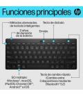 Teclado Compacto Inalámbrico por Bluetooth HP 355 Bluetooth/ Negro