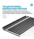 Teclado Inalámbrico HP Elite x2 G8 Premium/ Compatible con Tablet HP Elite x2 G8/ Negro