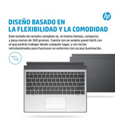 Teclado Inalámbrico HP Elite x2 G8 Premium/ Compatible con Tablet HP Elite x2 G8/ Negro