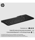 Teclado Inalámbrico HP 475 Dual/ Negro